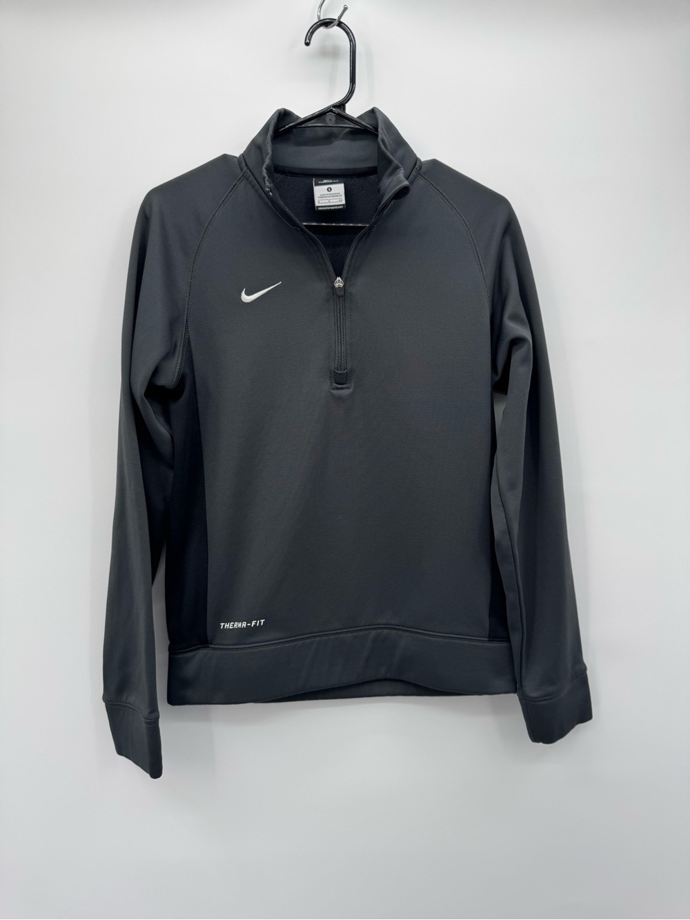Nike Therma-FIT Gray 1/4 Zip Pullover Jacket Small